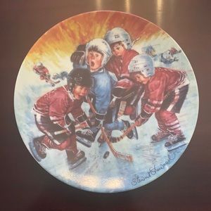 Dominion China 1990 “The Pileup” by Stewart Sherwood Collector Plate